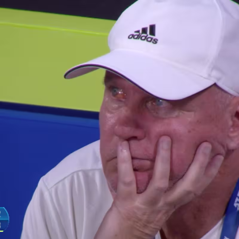 El padre de Zverev acabó llorando ante la bronca de su hijo