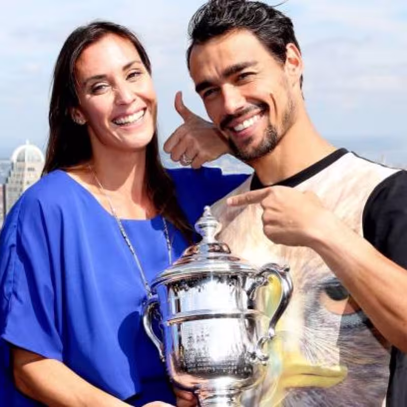 Flavia Pennetta estuvo cerca de volver al tenis... gracias a Fognini
