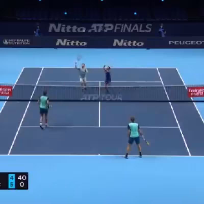 Nitto ATP Finals 2020. El punto más surrealista de la primera jornada