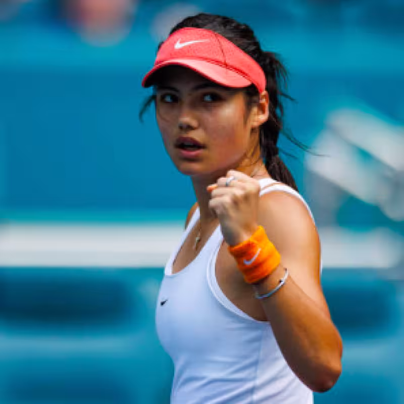 Raducanu: “Quiero seguir ganando a las mejores”. Foto: Getty