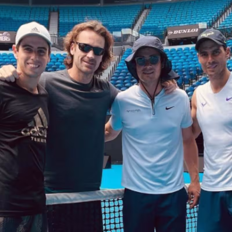 Munar, compañero de entrenamiento de Rafael Nadal