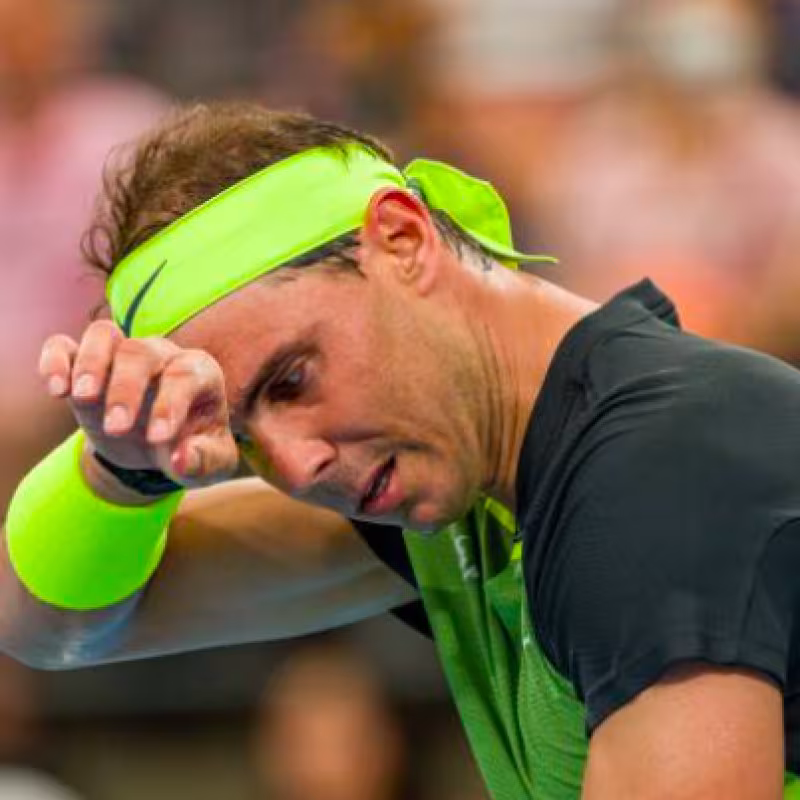 Rafael Nadal, derrotado en la United Cup. Fuente: Getty
