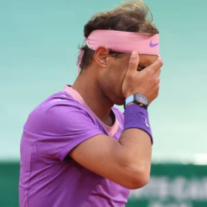 Rafa Nadal pierde en QF de Montecarlo ante Rublev. Foto: Getty