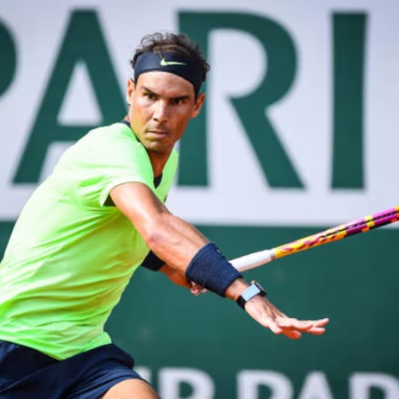 Un pasito más del español para su 14º título en París. Foto: Getty