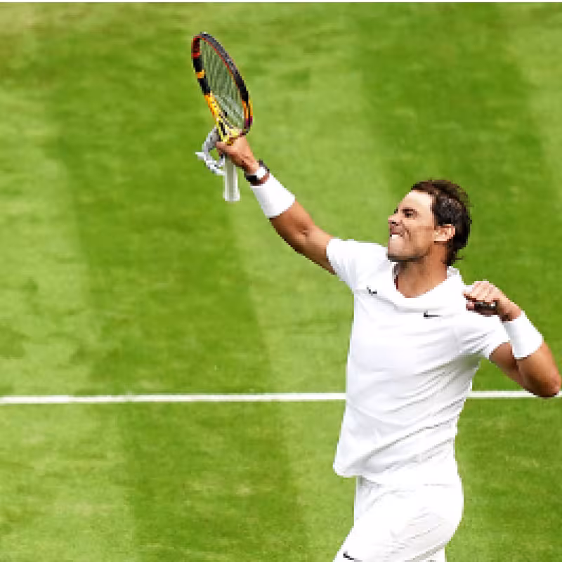 Nadal y un particular Big 3 en la historia de Wimbledon con Federer y Connors