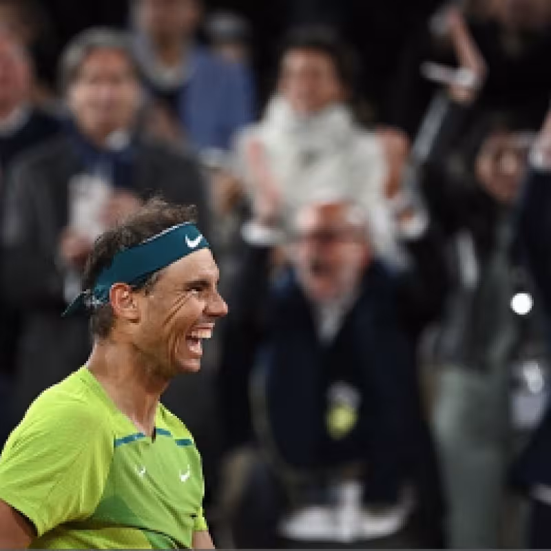 Rafael Nadal, emoción tras ganar a Djokovic. Foto: gettyimages