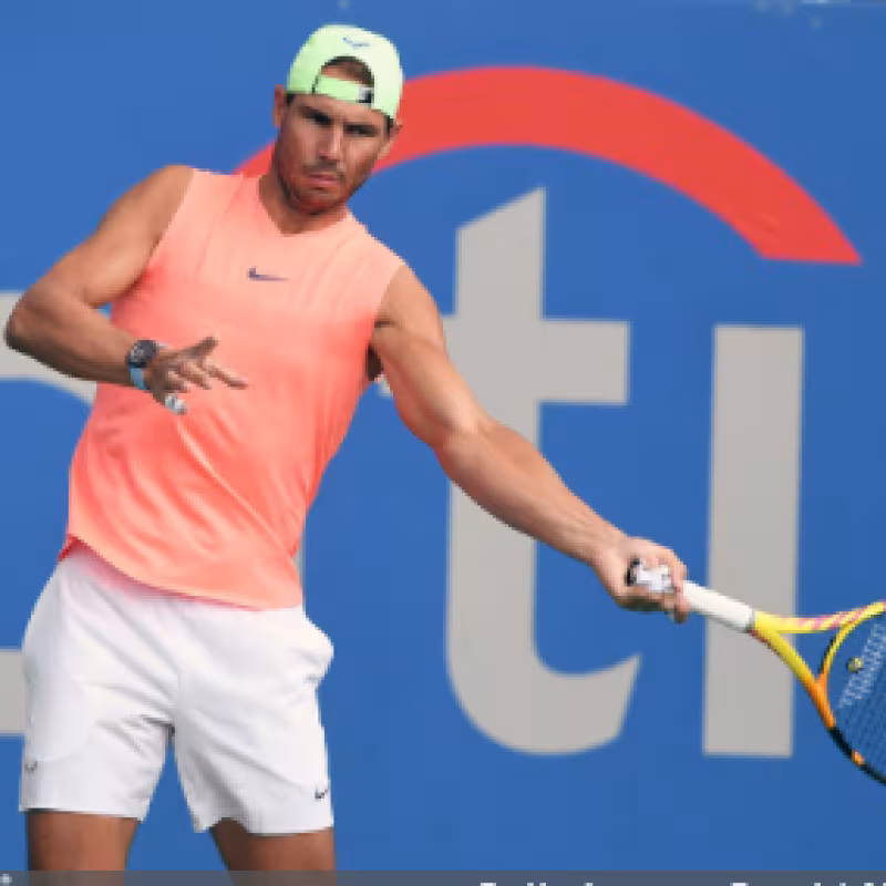 Nadal levanta una gran expectación con sus intensos entrenamientos en Washington