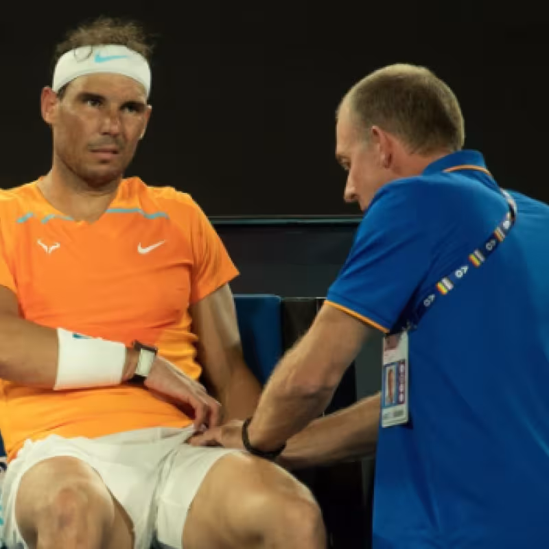 Nadal, tras caer lesionado: "Voy a seguir luchando"