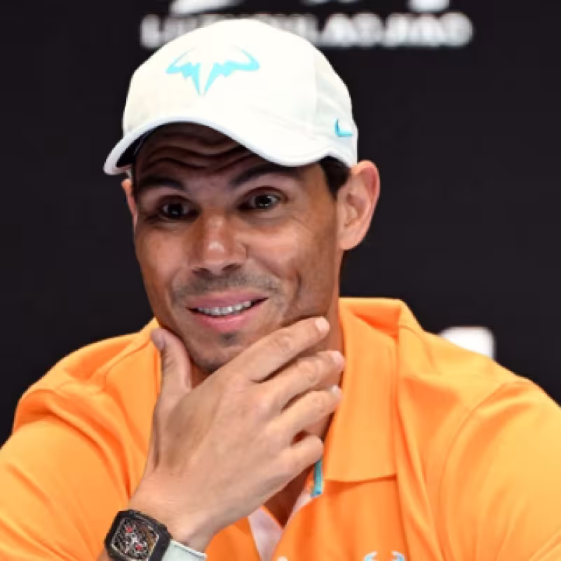 Rafael Nadal en el Media Day del Open de Australia 2023. Foto: Getty
