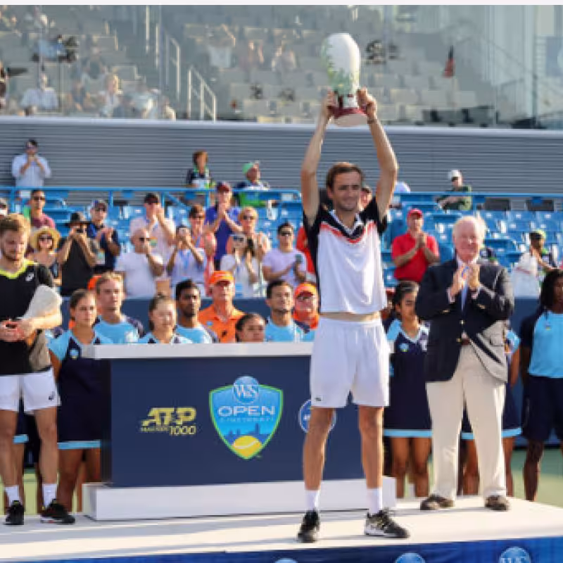 Daniil Medvedev, campeón en Cincinnati 2019. Fuente: Getty