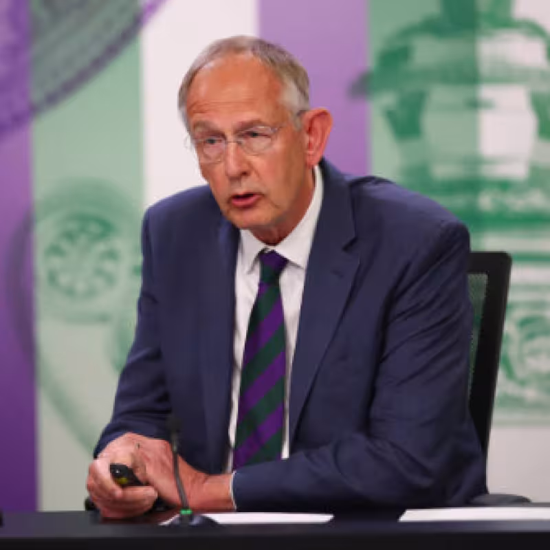 Richard Lewis, presidente ejecutivo de Wimbledon. Foto: gettyimages