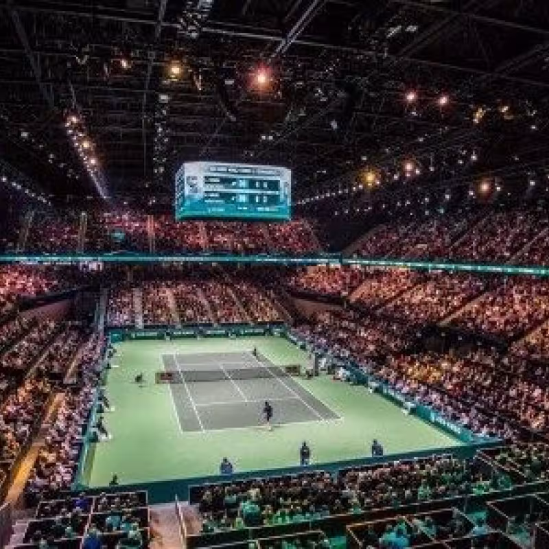 La retirada de Albot en Rotterdam y los 15.510 euros que nadie quiso. Foto: ATP Rotterdam