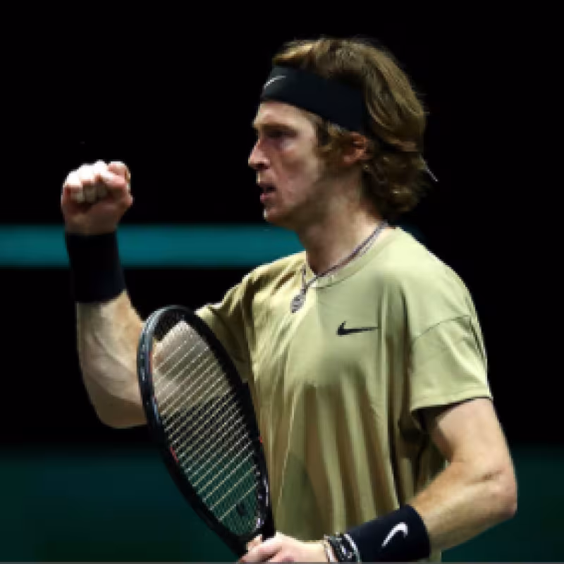 Rublev sobre Murray: "Ha sido un partido duro, hubo mucho nivel en el primer set y me obligó a cambiar mi juego"
