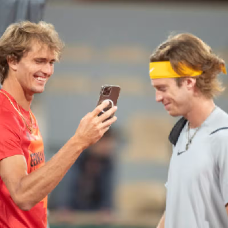 Zverev y Rublev, justo en el corte para disputar las Finales ATP. Fuente: Getty