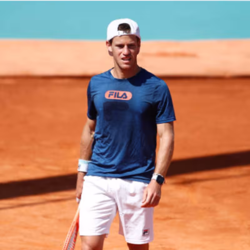 Diego Schwartzman. Fuente: Getty