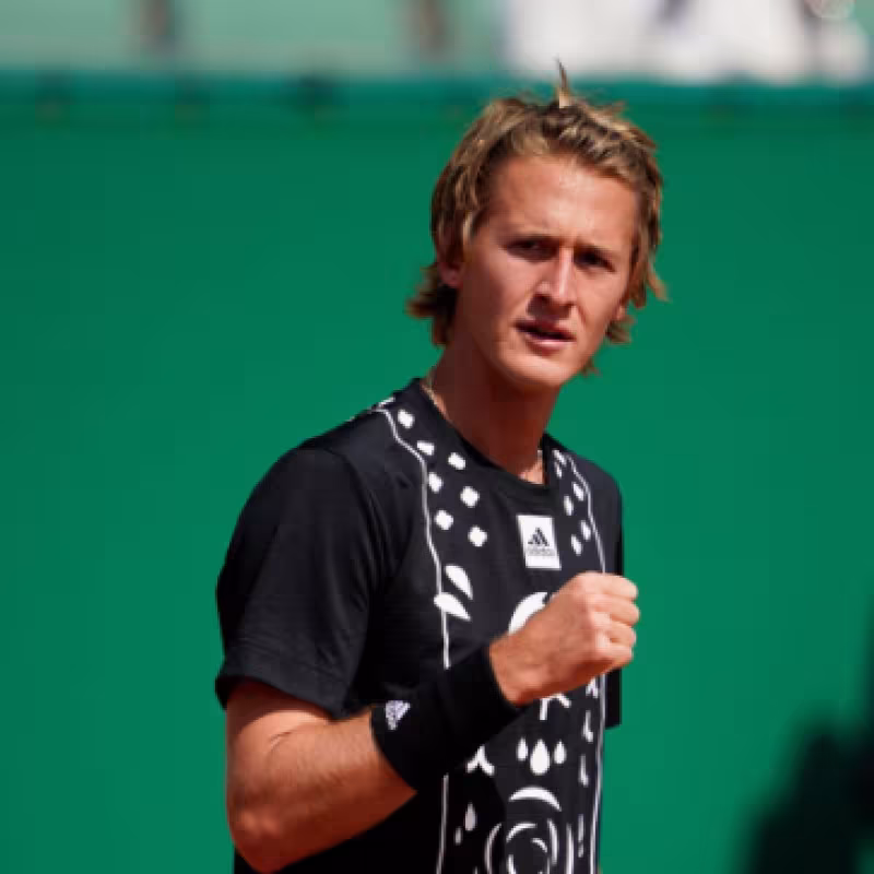 Sebastian Korda en el Masters 1000 de Montecarlo 2022. Foto: Getty