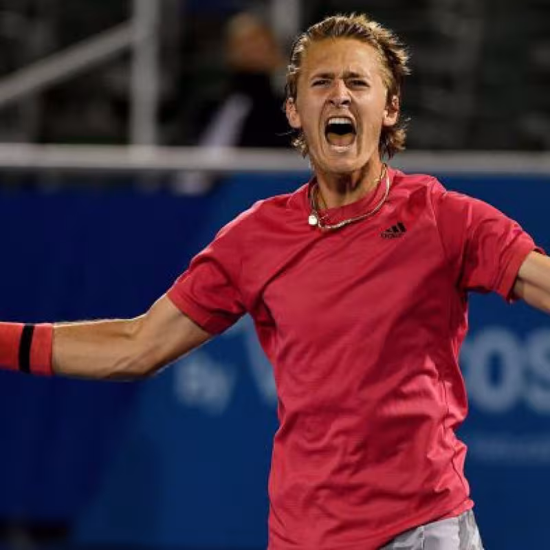 Sebastian Korda, eclosión en Delray Beach Open. Foto: gettyimages