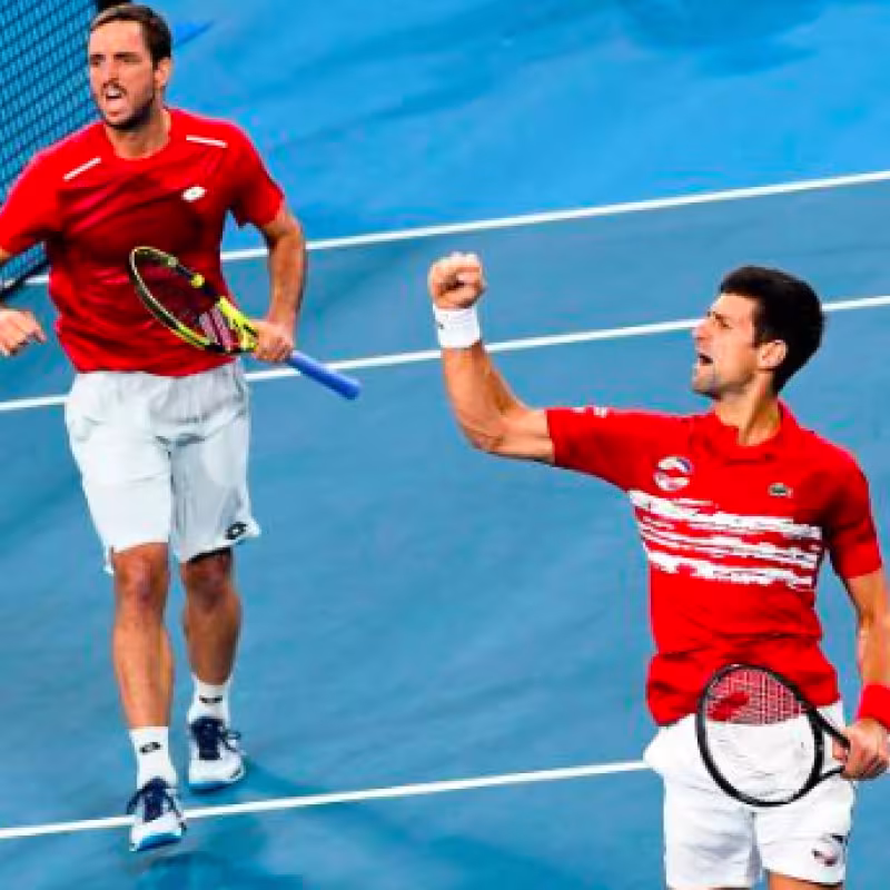 Troicki y Djokovic lideran a Serbia hasta el triunfo. Fuente: Getty