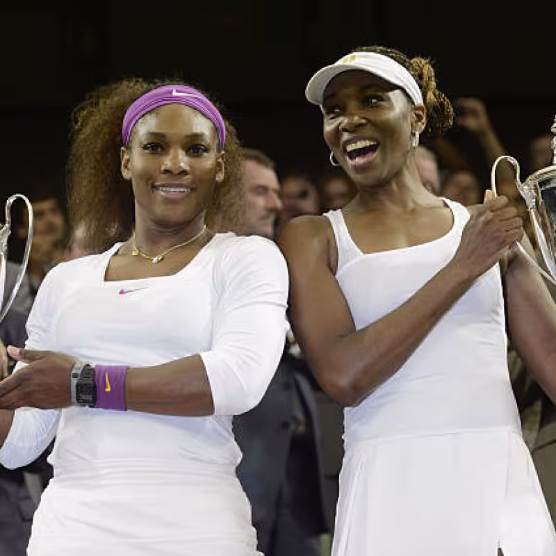 Serena y Venus Williams en Wimbledon 2016. Foto: getty