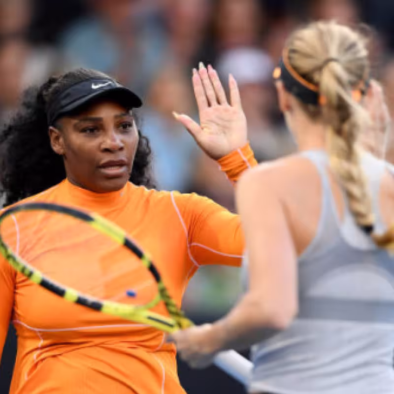 WTA Auckland. Serena y Wozniacki se exhiben en el dobles