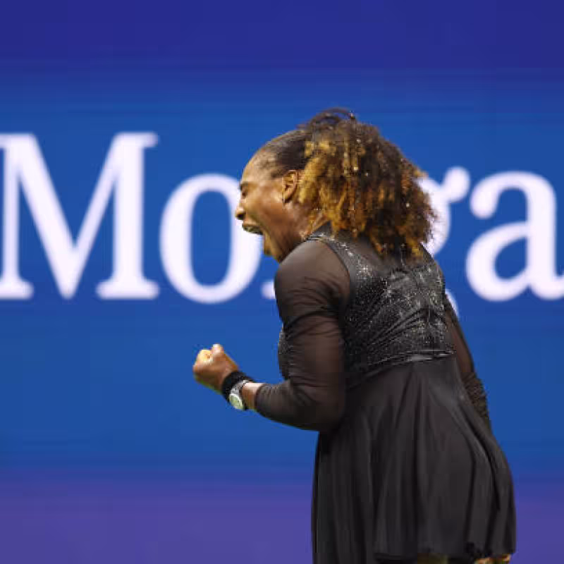 Serena Williams gana a Kovinic en US Open 2022. Foto: gettyimages