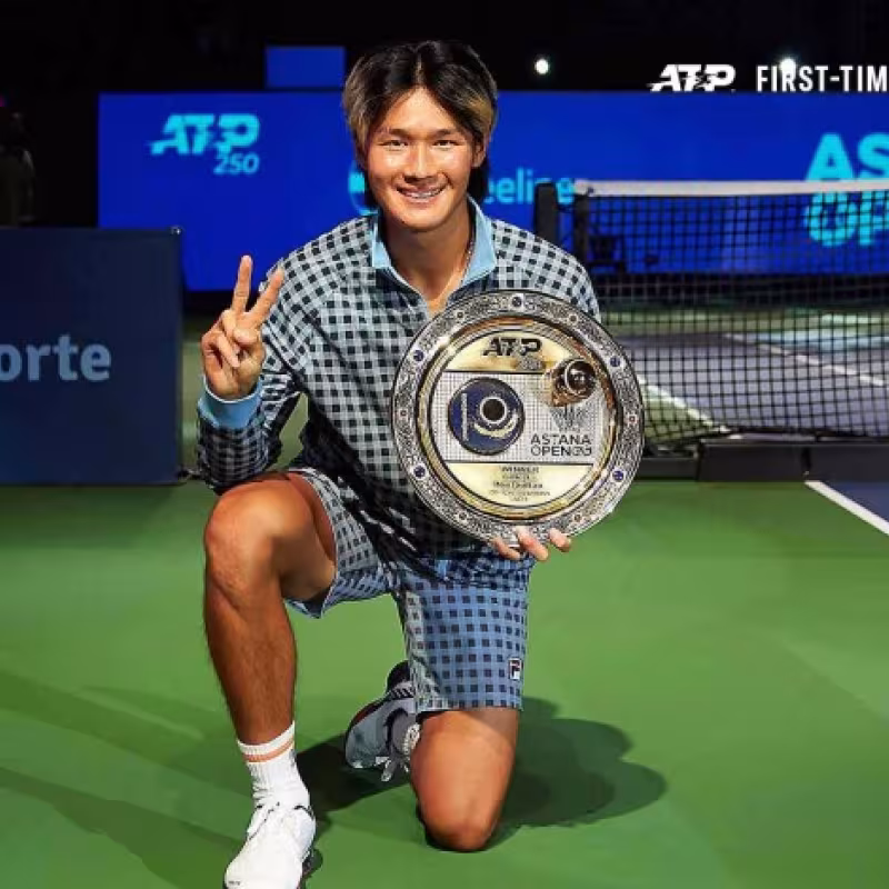 SoonWoo Kwon, primer título ATP. Foto: gettyimages