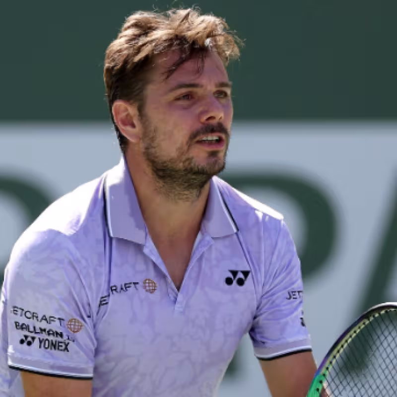 Stan Wawrinka en Indian Wells 2023. Foto: Getty