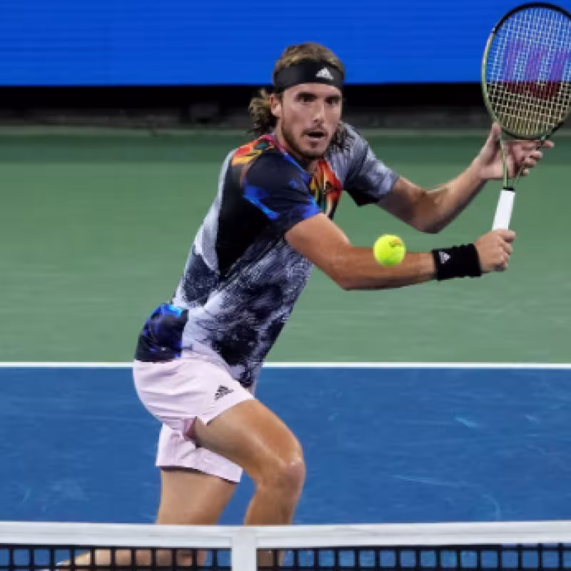 El curioso baile con el que Tsitsipas celebró su victoria ante Medvedev