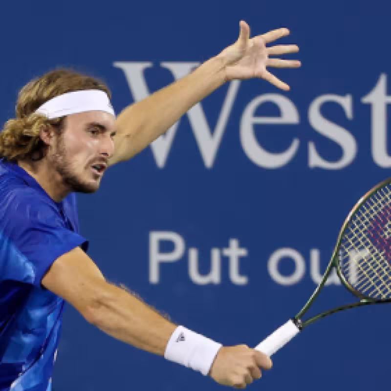 Stefanos Tsitsipas, negacionista coronavirus. Foto: gettyimages