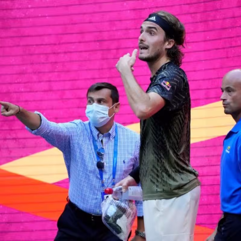Stefanos Tsitsipas, toilet breaks. Foto: gettyimages