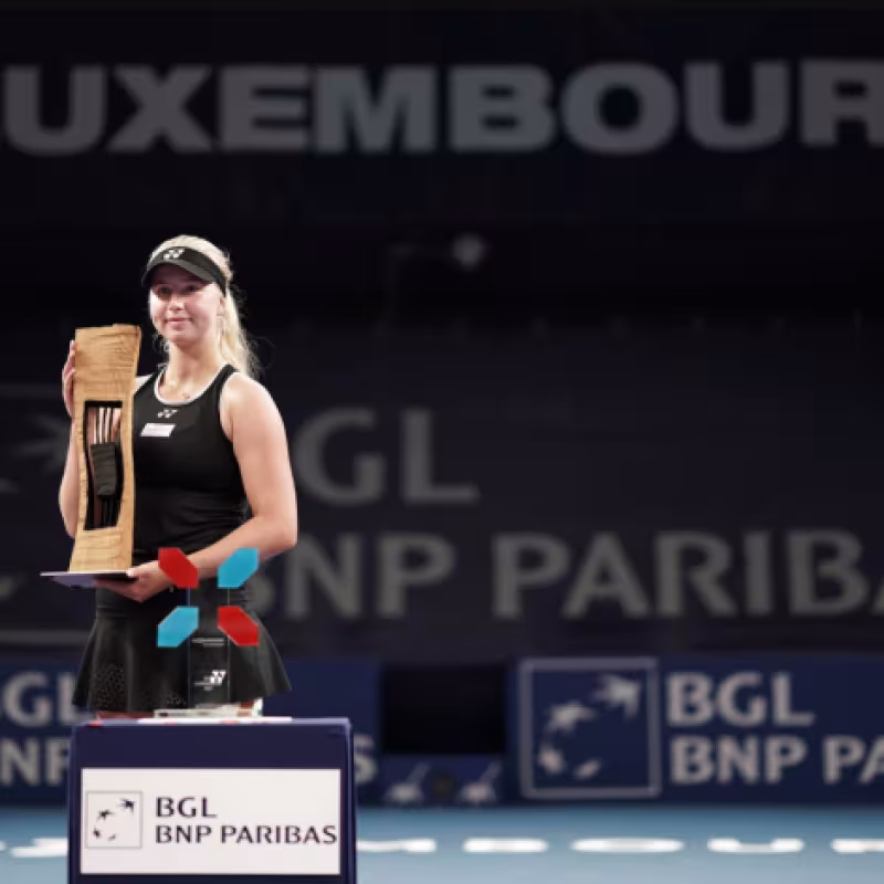 Tauson, campeona en Luxemburgo. Fuente: BT