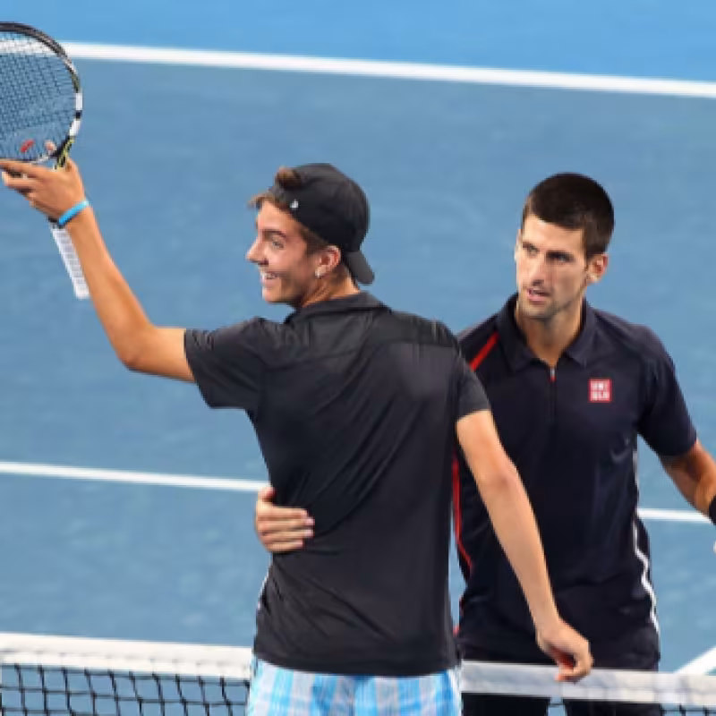 Djokovic felicita a Kokkinakis por su primer título