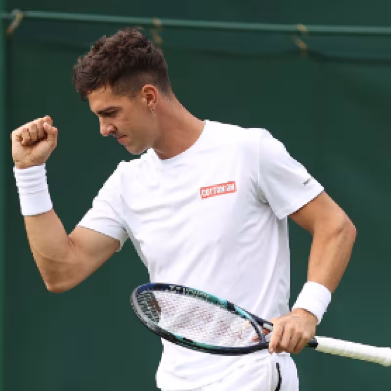 Thanasi Kokkinakis en Wimbledon 2022. Foto: Getty