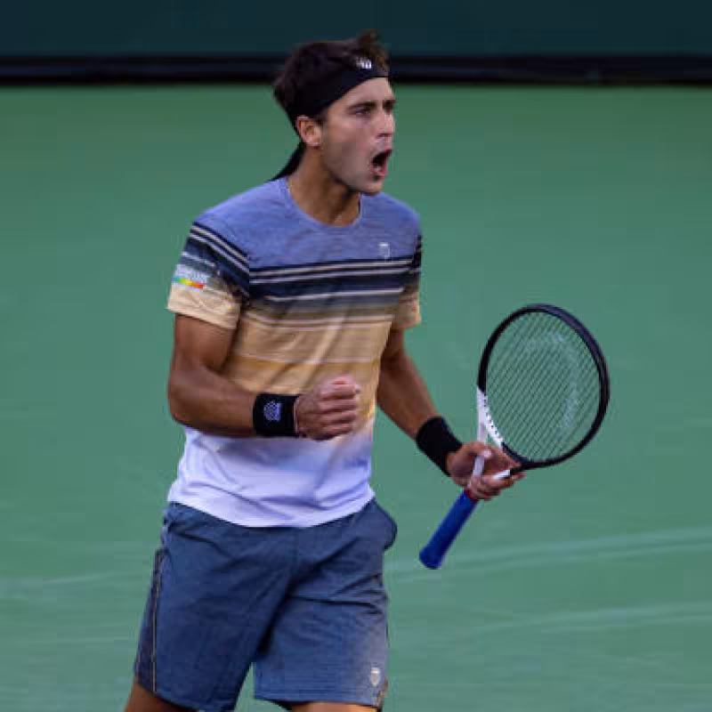 Tomás Etcheverry en Indian Wells 2023. Foto: getty