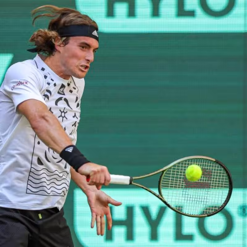 El gran gesto de Tsitsipas tras perder en Halle