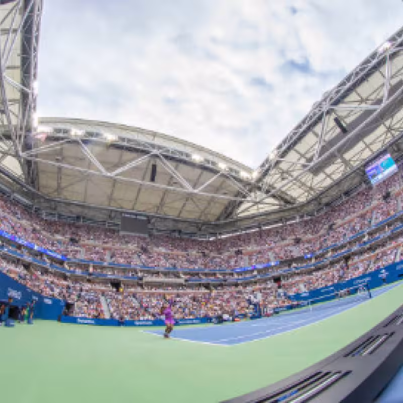 Estadio Arthur Ashe. Fuente: Getty