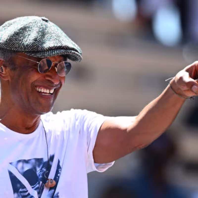 Yannick Noah, en el concierto de Roland Garros. Foto: Getty