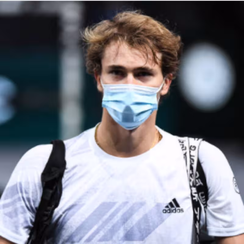 Alexander Zverev tras su victoria. Fuente: Getty