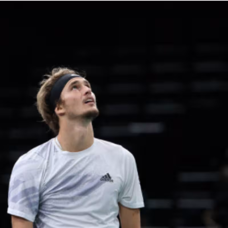 Alexander Zverev en París-Bercy. Fuente: Getty