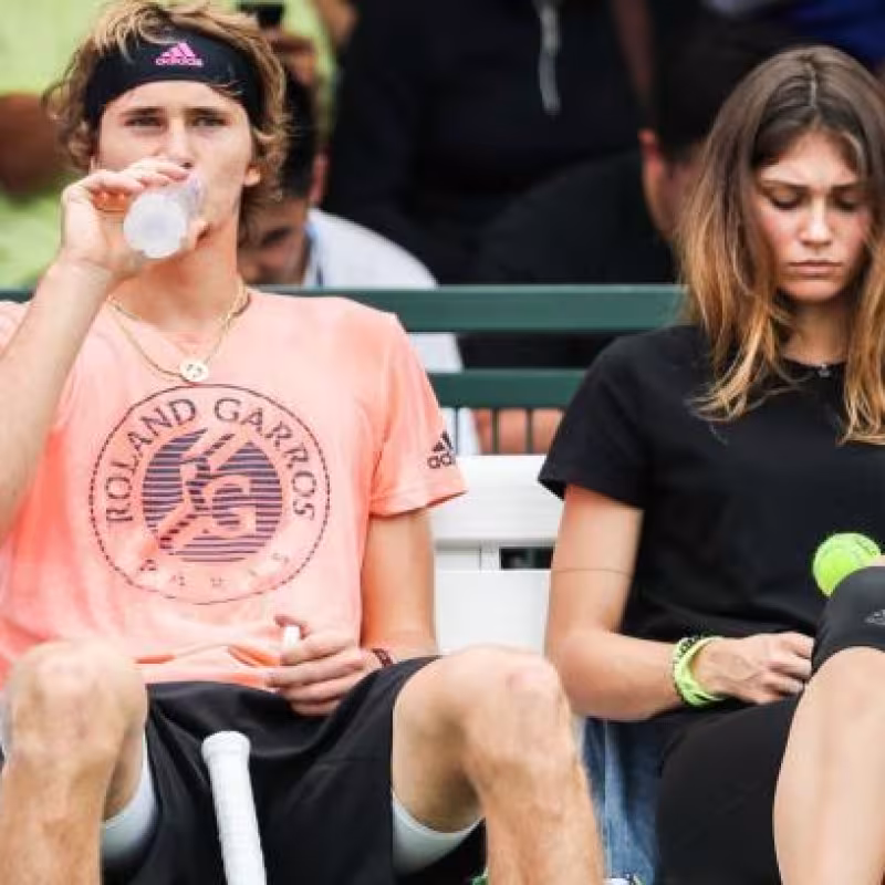 Una antigua exnovia de Zverev lo acusa de malos tratos durante el Us Open 2019