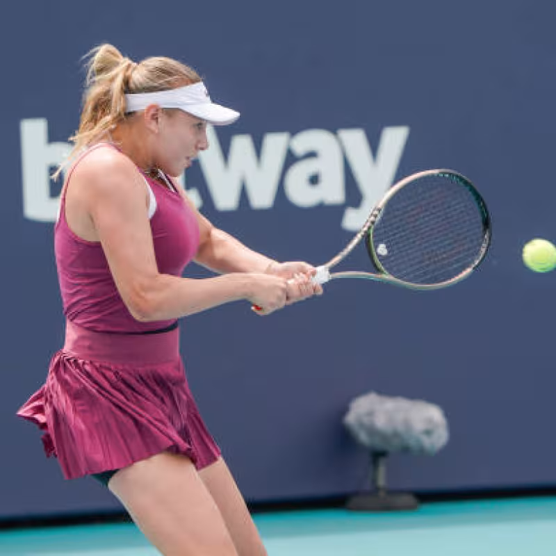 Amanda Anisimova vuelve a los entrenamientos tras su crisis mental