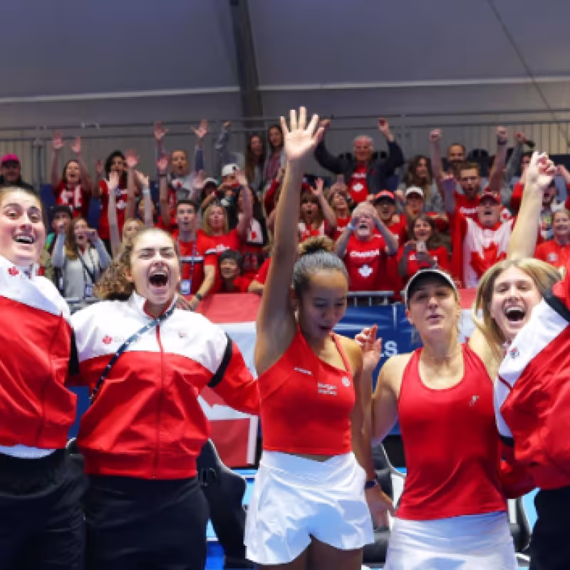 Canadá, campeona de la Billie Jean King Cup 2023. Foto: Getty