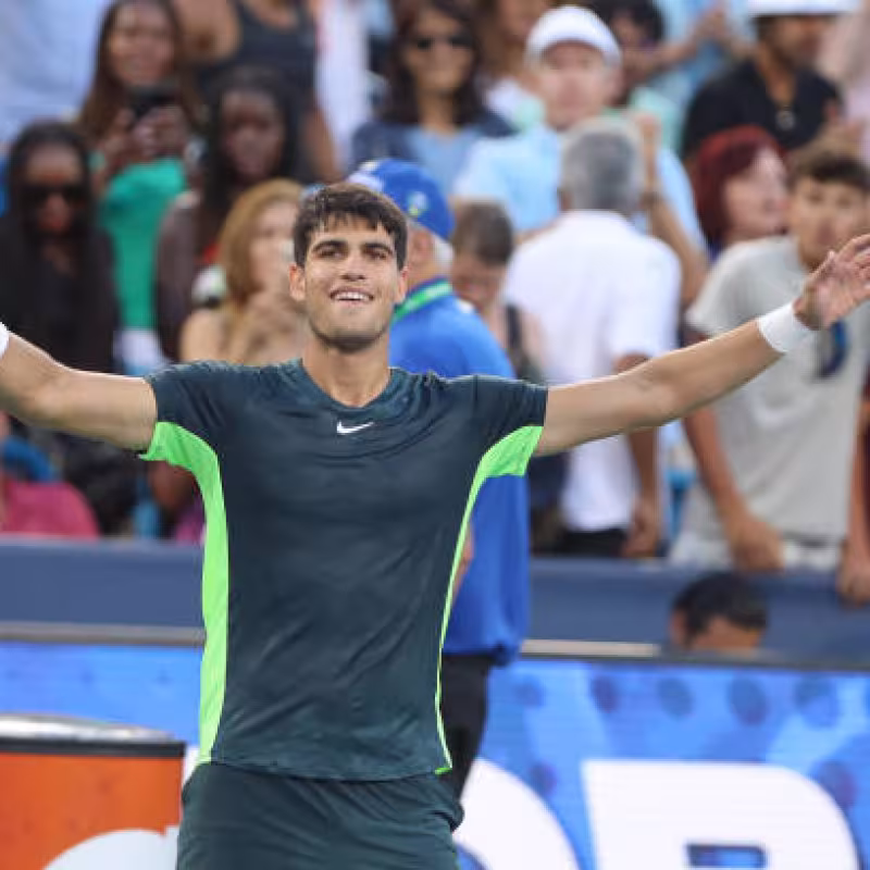 Carlos Alcaraz, declaraciones tras ganar a Hurkacz. Foto: gettyimages