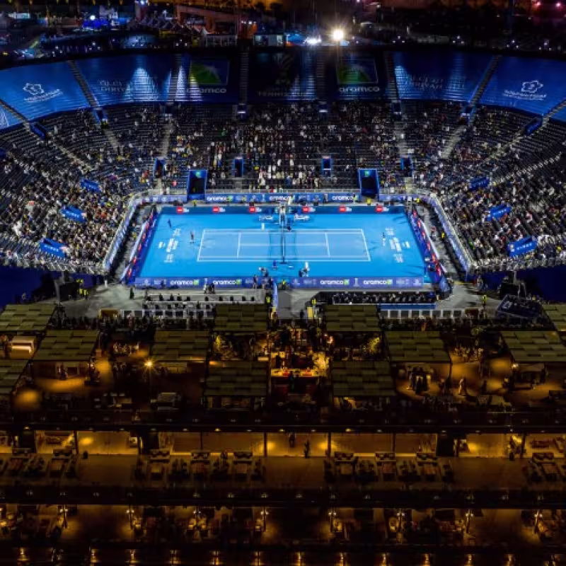 Escenario de la Diriyah Cup, donde se disputaría el Masters 1000 de Riyadh.