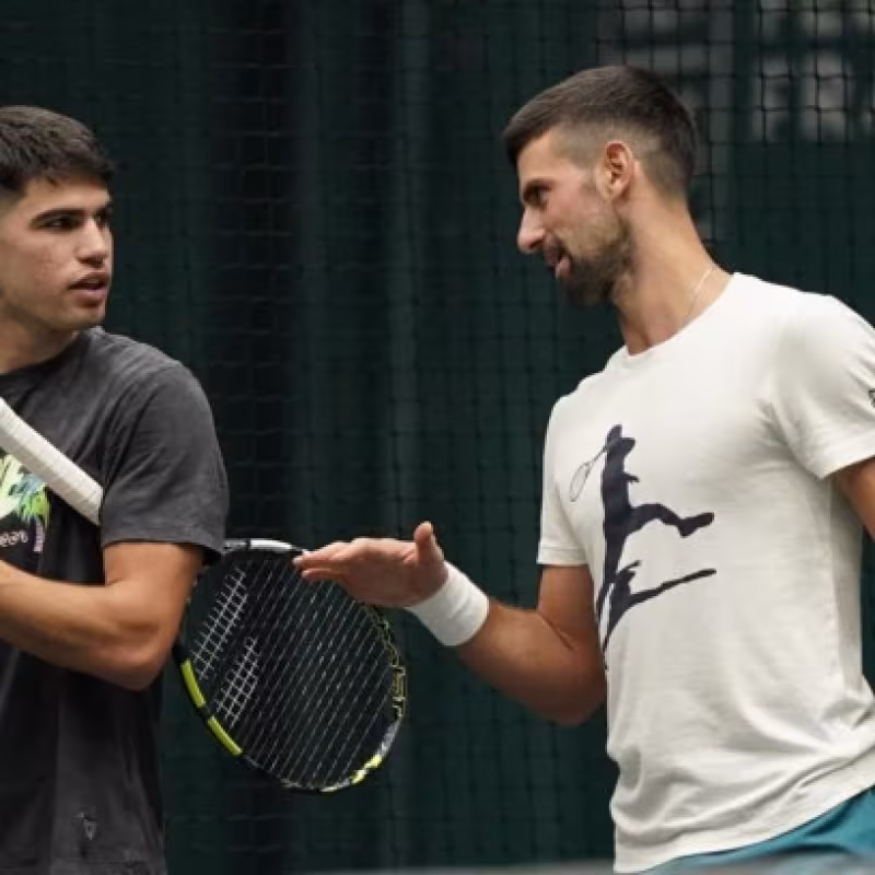 Djokovic y Alcaraz, líderes destacados en una brutal estadística de la temporada