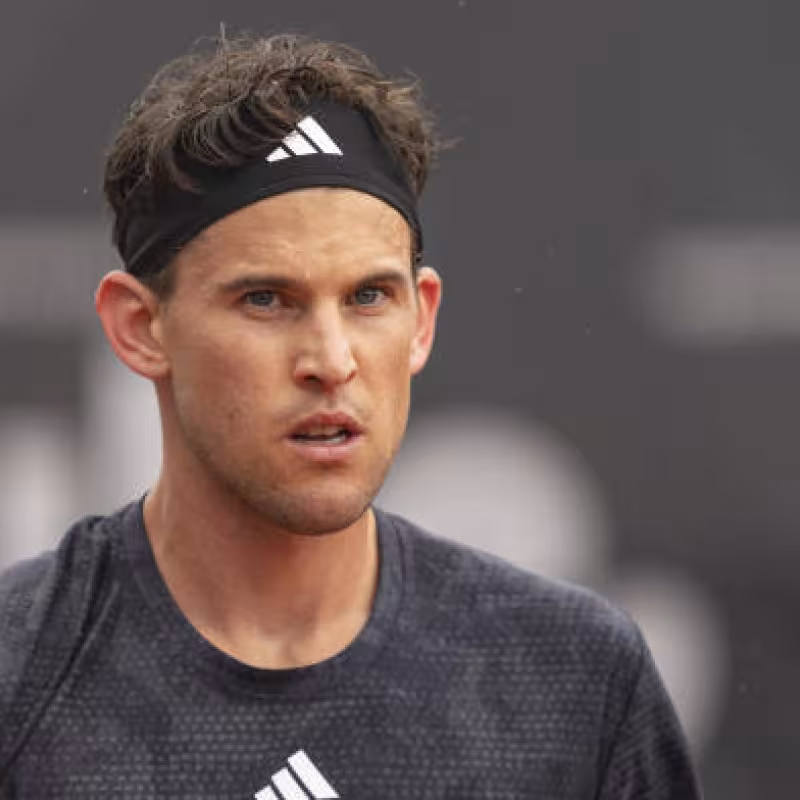 Dominic Thiem en el Austria Open 2023. Foto: getty