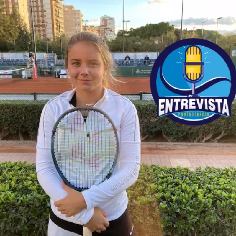 Ariana Geerlings en el Club de Tenis Valencia. Fuente: Punto de Break