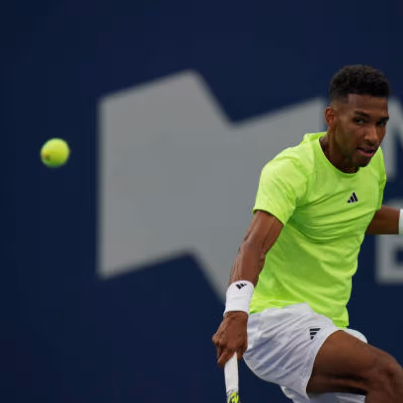 Félix Auger-Aliassime, decepcionante. Foto: getttyimages