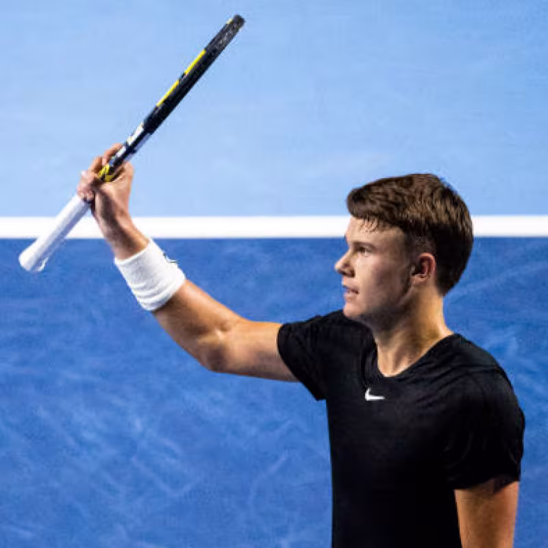 Holger Rune en el ATP de Basilea 2023. Foto: getty