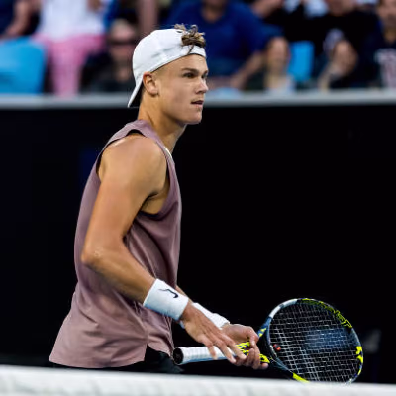 Holger Rune pierde con Arthur Cazaux en Open de Australia 2024. Foto: gettyimages